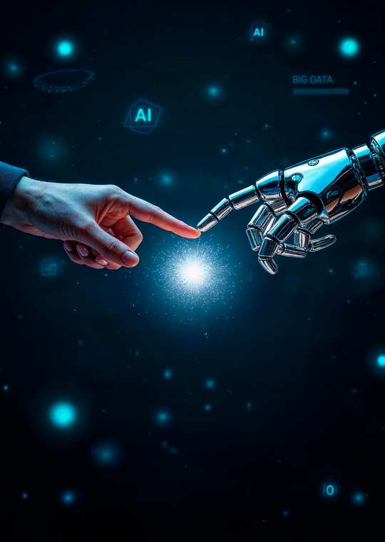 Human and AI collaboration
